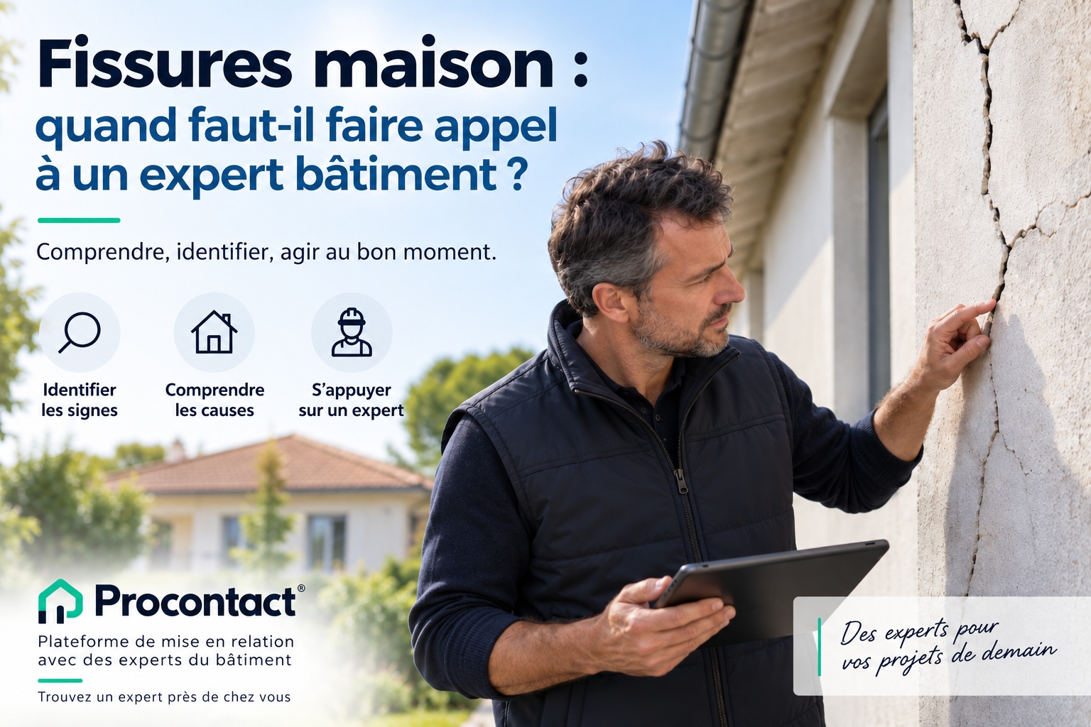 Faire examiner une maison fissurée par un expert du bâtiment spécialisé dans les fissures de maison